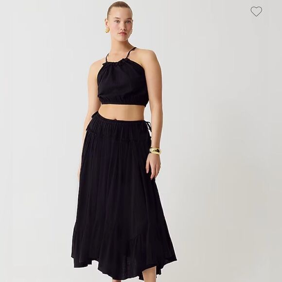 J.Crew Halter top and skirt set in airy gauze - Picture 1 of 6